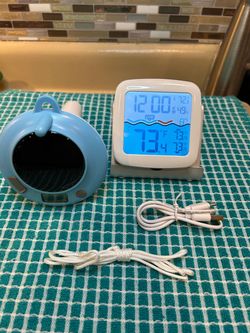 NEW! Wireless digital floating pool thermometer set