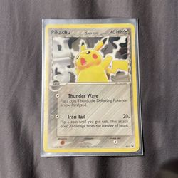 Old Pikachu pokemon card