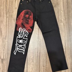 SDL jeans, red benji, 30x30