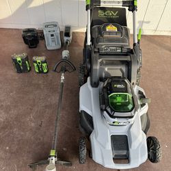 EGO Power Plus Mower and Trimmer