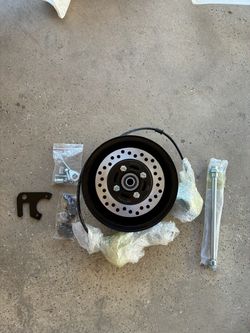 Hydraulic disc brake kit for mini bike