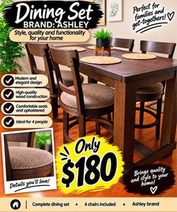 Dining set table and 4 chair