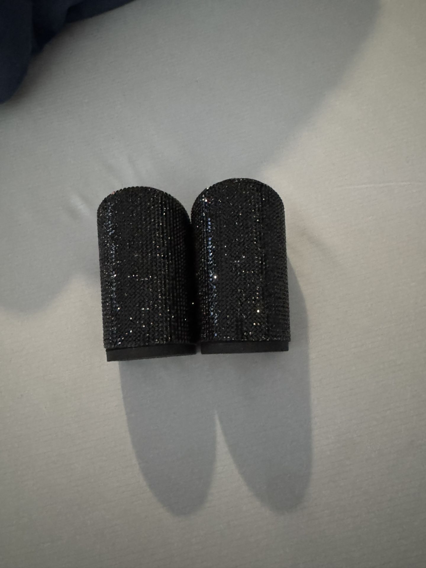 Pashion Footwear Black Rhinestone 4in Heel Kit