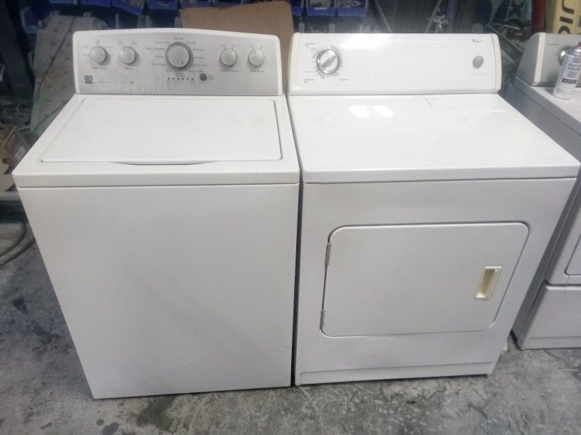 Kenmore Washer And Whirlpool Electric Dryer 