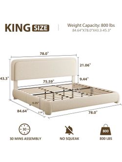King Bed Frame Set
