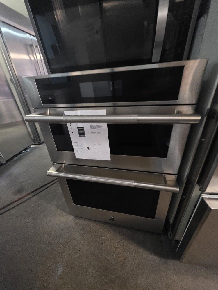 30" JENN AIR MICROWAVE OVEN COMBO STAINLESS STEEL