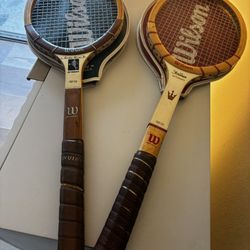 70’s Vintage Rackets For Collectors Or Game Room 