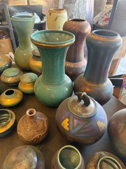 Ceramic Raku Pottery, Vases, Jars TONS of Sizes, Unique Pieces VARIED Pricing