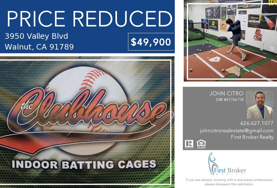 Batting cages/gym business opportunity