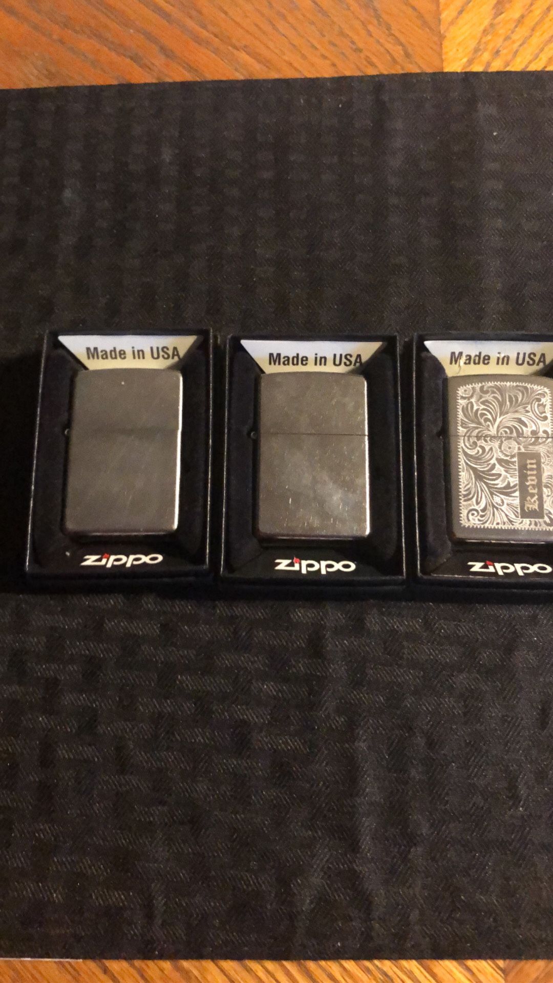 3 Zippo Lighters