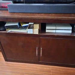 Solid  Woodd TV Stand.