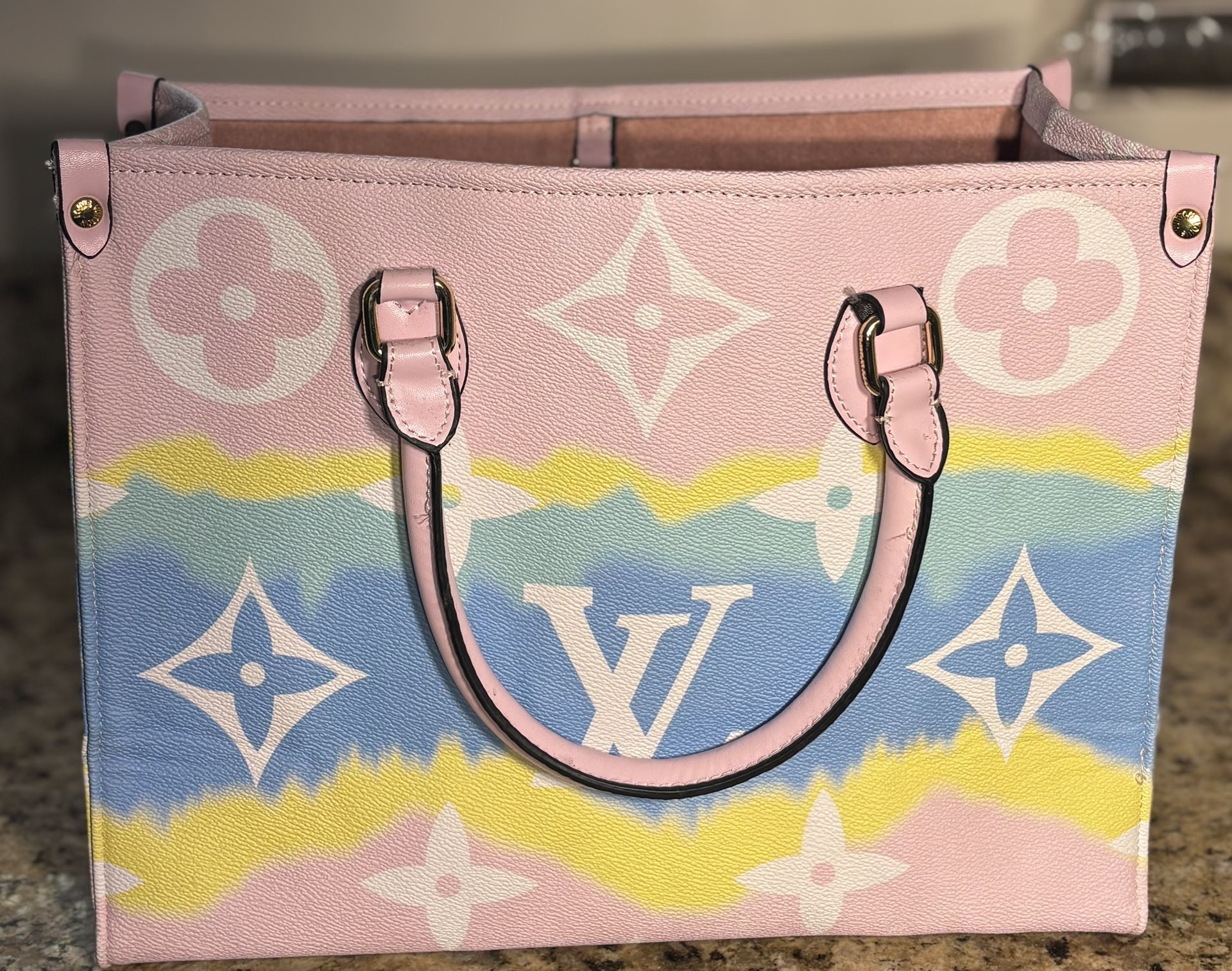 Louis Vutton Pink Purse/Tote Bag