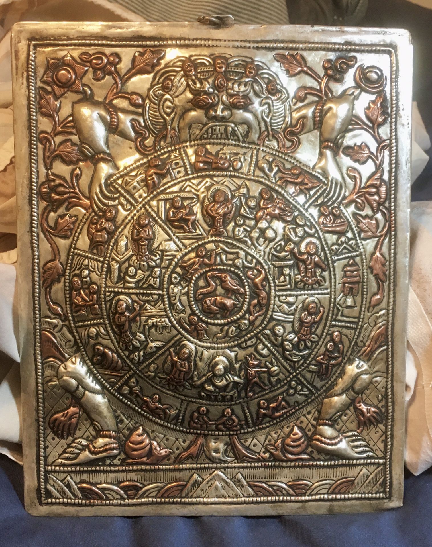 Tibetan Buddhist Wheel of Life / Wheel of Becoming