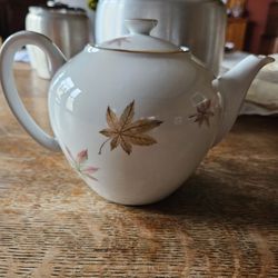 Midcentury Royal Ming Bone China Teapot