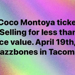 Coco Montoya Tickets 