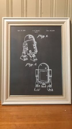 Star Wars R2-D2 18x24 Framed Print