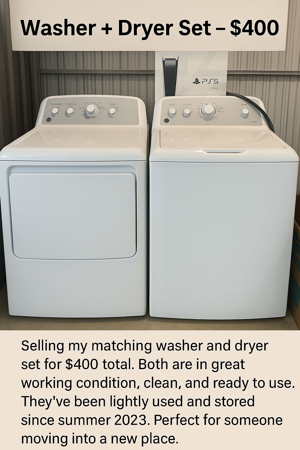 Washer + Dryer Set