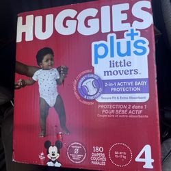 Huggies Little Movers Size 4-180