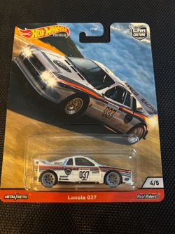 HOT WHEELS 1/64 CAR CULTURE Premium Real Riders Lancia 037 4/5 2019