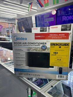 MIDEA Window Air Conditioner 6000BTU