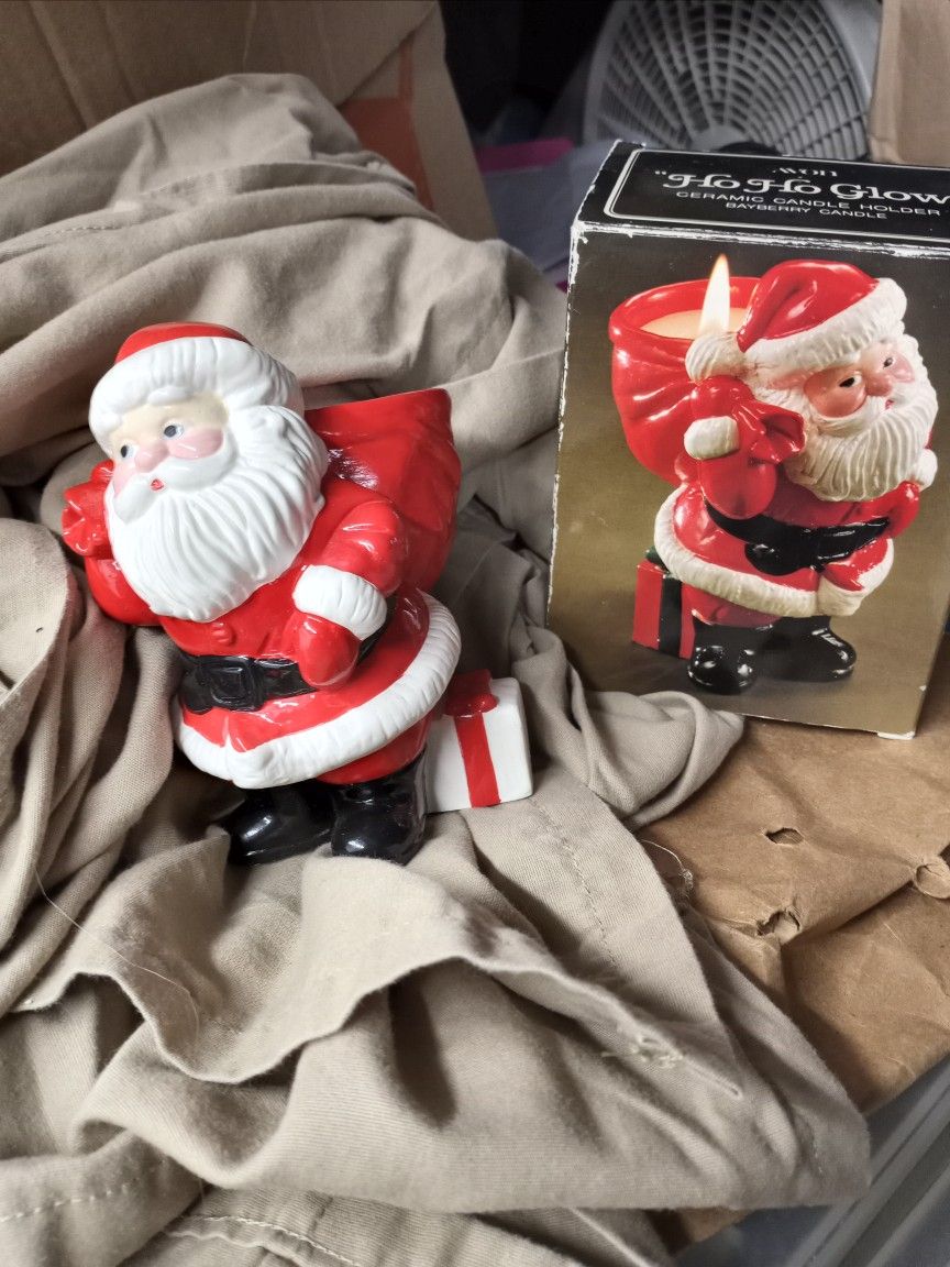 Avon HoHo Glow Ceramic Candle Holder