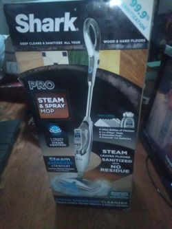 (NEW) Shark PRO Steam & Spray Mop - New in Box w/ Cleanser, Pads & Batteries