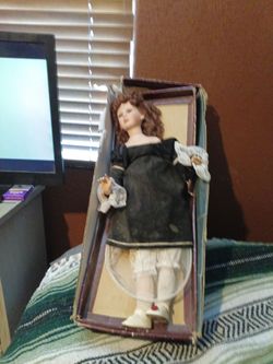 Big antique porcelain doll for sale