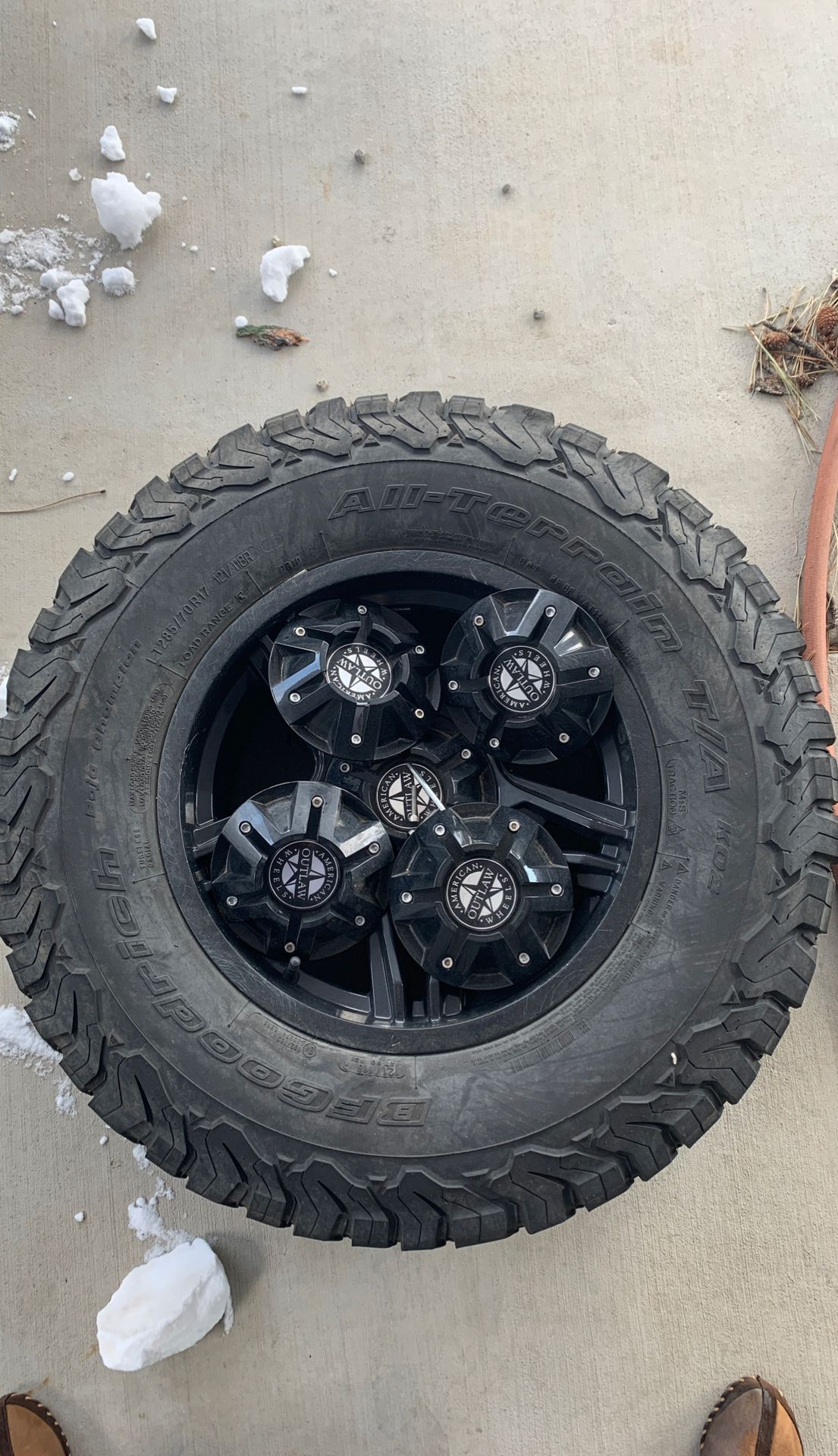 5 BF Goodrich R17 Tires and Rims
