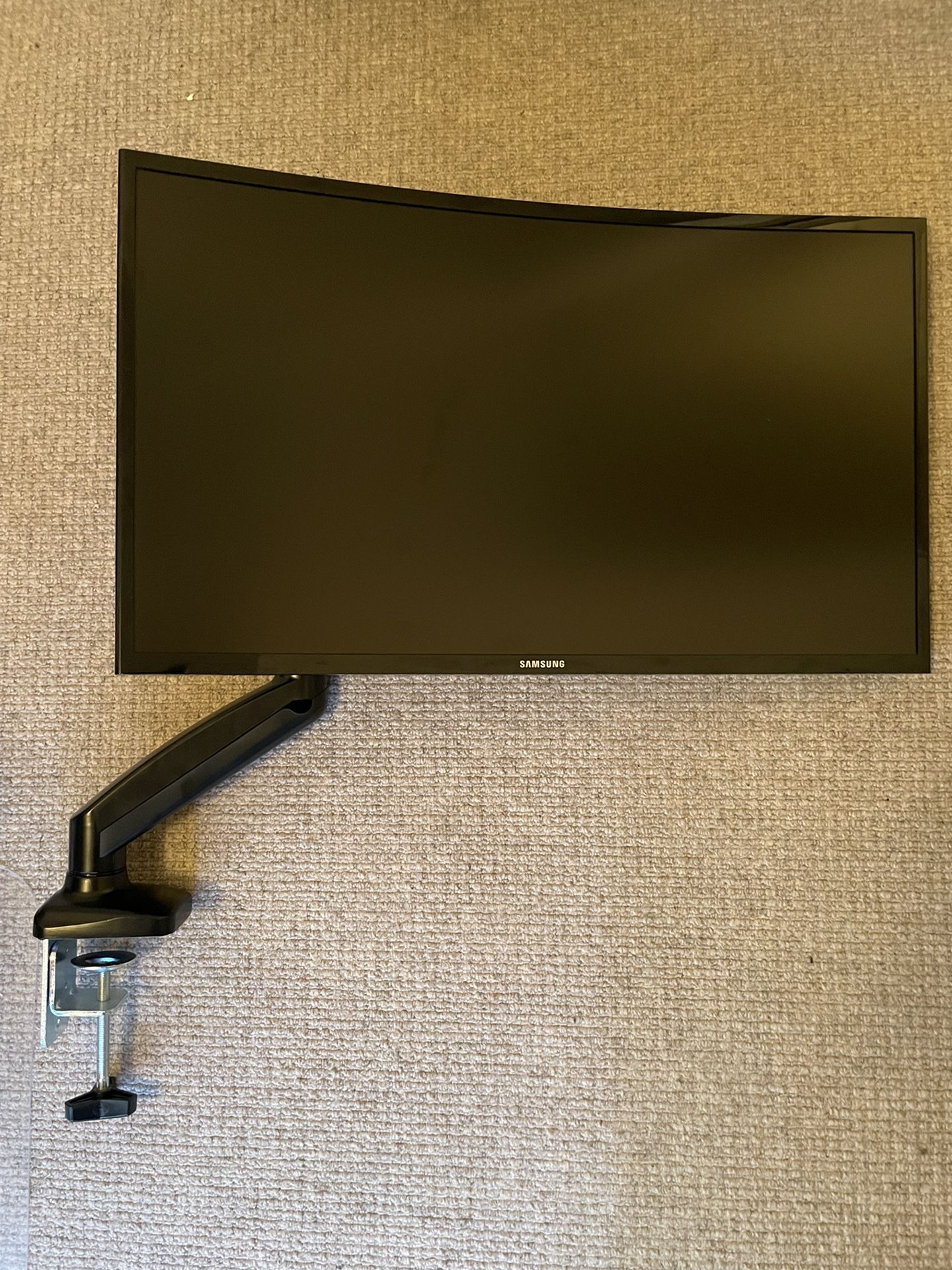 27 Inch Samsung Computer Monitor With Desk Mount 