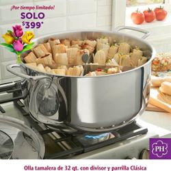 Olla Tamalera Princess House 32 Qts 