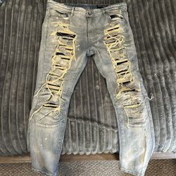 Mens Streetwear Designer Jeans Size 38 READ DESCRIPTION 