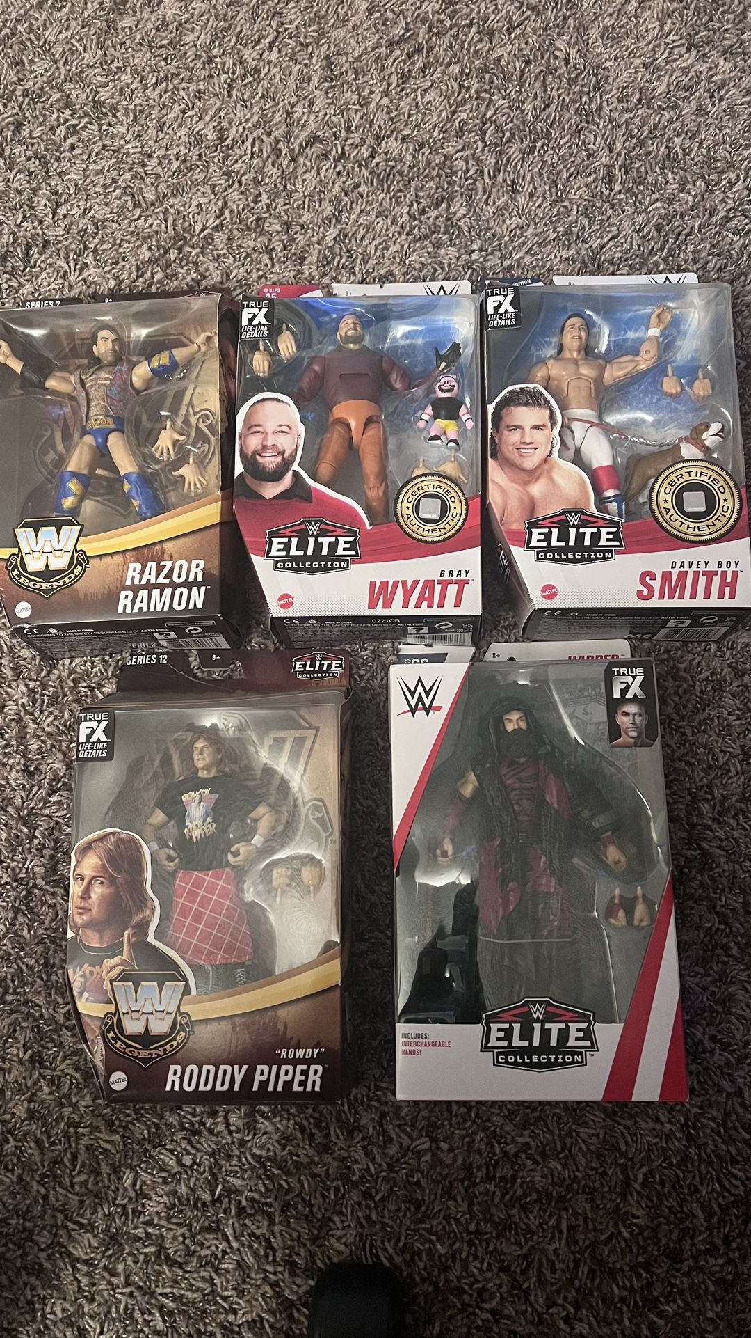 WWE Action figures