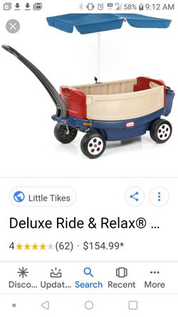 Little Tikes Deluxe Ride & Relax, umbrella not included, Used