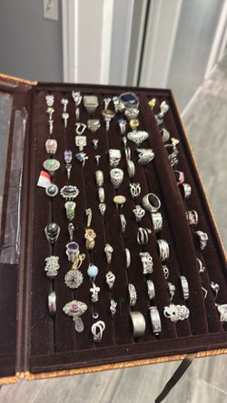 Silver rings $25 each