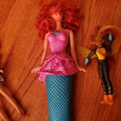 Barbies and other dolls