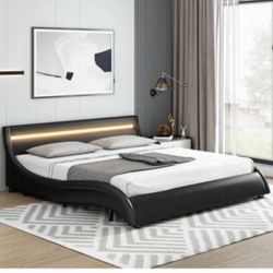 King Sized Memory Foam Mattress & Bed Frame 