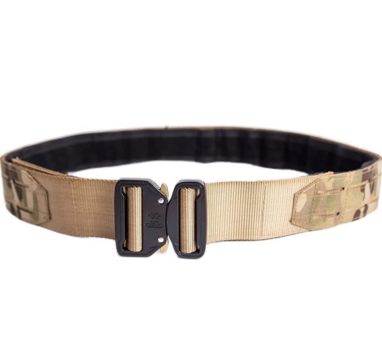 Tactical Belt | Men's Padded Belts, Molle, Guns, and Mag Attachments, Heavy Duty Quick Release Metal