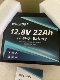 Lithium battery 12v 22Ah NEW IN BOX