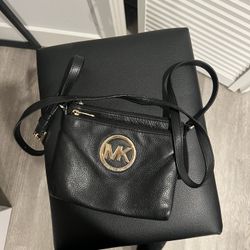 Michael Kors Cross Body Black Bag