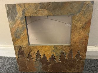 Beautiful  12” Slate Tile Picture Frame