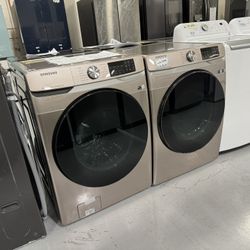New Washer And Dryer Set Stackable 1 Year Warranty 