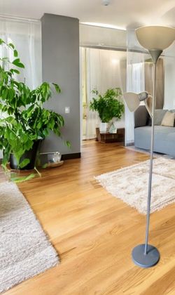 *This Ad Still Up*Still Available* Modern  Design Silver/Gray 2 Heads Standing Lamps 