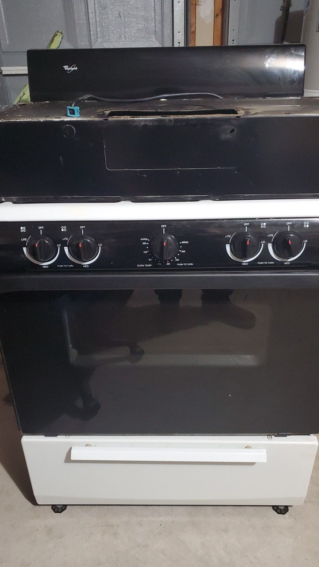 Whirl pool dishwasher and whirlpool gas stove