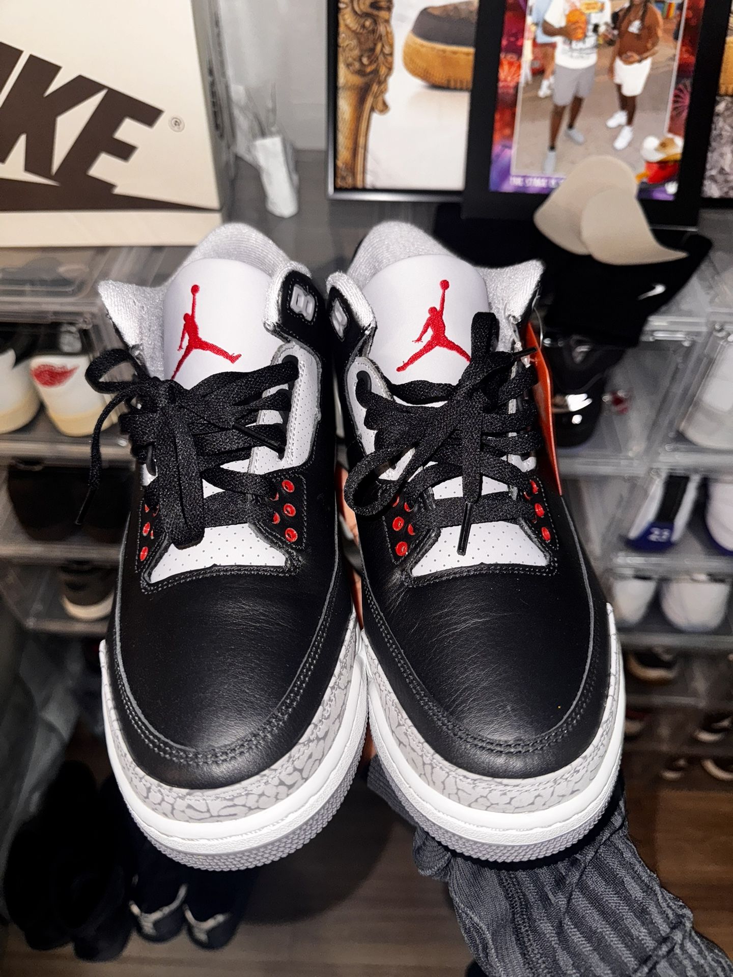 Black Cement Jordan 3 DS NEVER WORN Sz 12