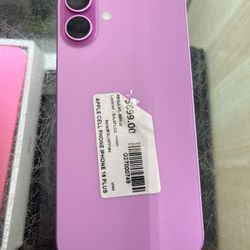 Apple iPhone 16 Plus 128GB T-Mobile Very Good Condition  Purple