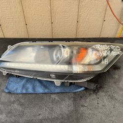 2013 2014 2015 HONDA ACCORD LEFT SIDE HEADLIGHT OEM USED 