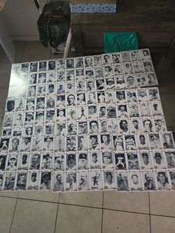 Target 100th Anniversary Los Angeles Dodgers Uncut  baseball cards Sheets 150 cards