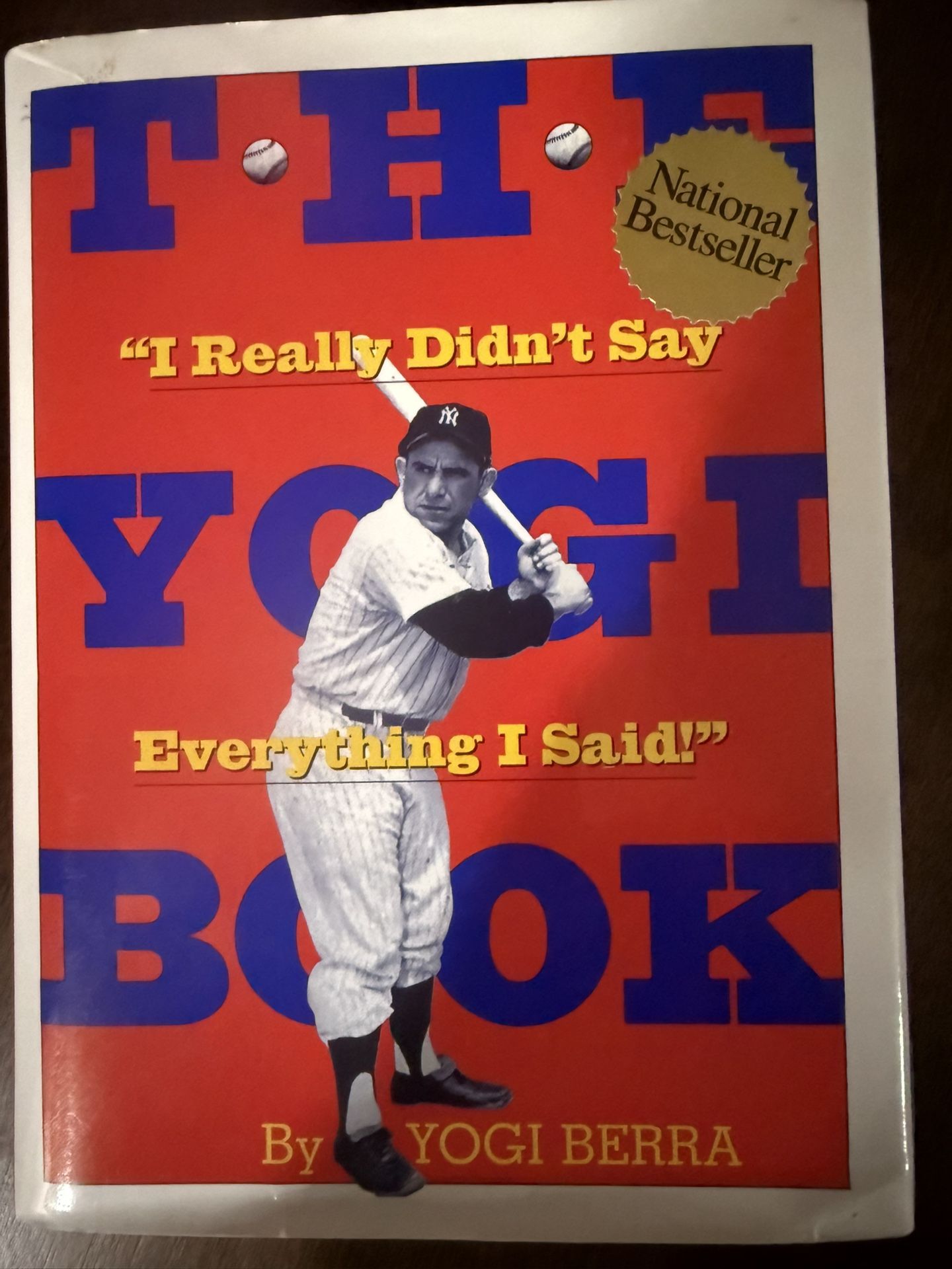 Yogi Berra Autographed Book