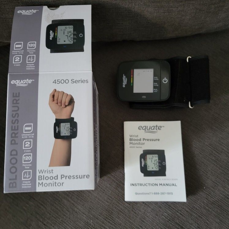 Equate Wrist Blood Pressure Monitor With Heart Level Reading