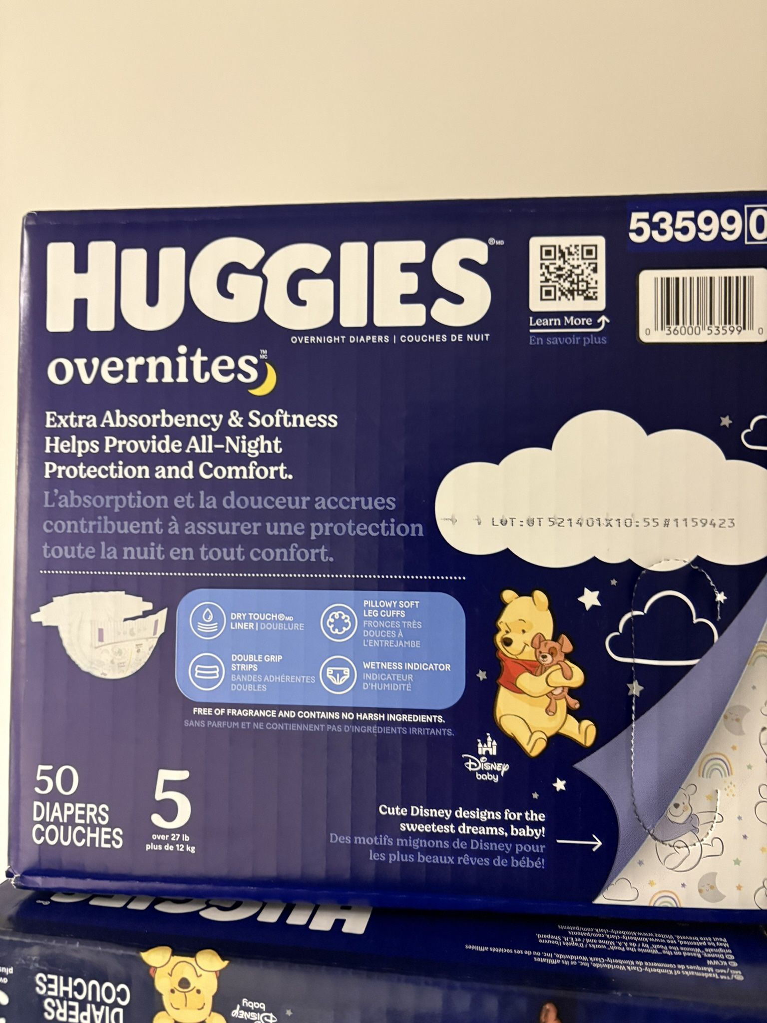 Huggies Overnights Size 5